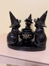Spooky Halloween black cat witch Candle DW Home picture