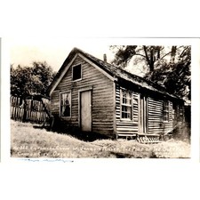 Cabin of Joaquin Miller Canyon City Oregon RPPC Original Postcard P1-13 picture
