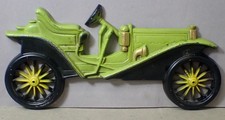 Vintage Midwest AB7 Cast Aluminum 1909 Hupmobile Antique Car Wall Plaque 11x5 picture