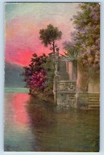 c1910 London England Tuck Oilfacsim Postcard Bellagio Italian Lakes Exterior picture