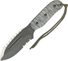 TOPS Stryker Defender Tool Fixed Blade Black Rocky Mountain Handle Knife DEFT01 picture