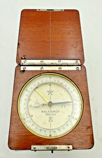 Vtg U.S. Engineer Dept W. & L. E. Gurley Troy NY Circa 1917 Compass In Wood Case picture