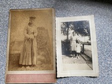 Vtg 1890’s African American Lady Daughter Birmingham Alabama Cabinet Card Photo picture
