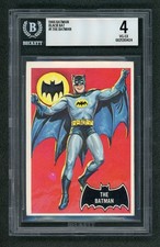 1966 Topps Batman Black Bat #1 The Batman BGS 4 picture