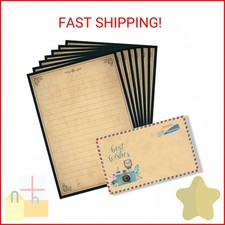 Lined Vintage Stationery Paper, Old Fashion Stationary Paper and Envelopes Set, picture