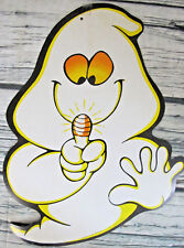 Vintage Tsan Yih Halloween 1989 Die Cut Ghost with Light Finger Decoration picture