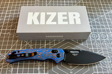 Kizer Outposter V3802CDA2 Pocketknife Nitro-V Vortex Micarta Clutch Lock LNIB picture