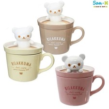 Japan San-X Rilakkuma Mascot Coffee Mug Bear Cafe at Home Series Holiday Gifts picture