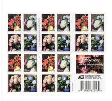 USPS 2017 Flowers From The Garden Forever Stamps MNH Scott #5240b- 100 pcs total picture