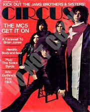 Sept 1969 Detroit MC5 On The Cover of Circus Music Magazine 8x10 Photo picture