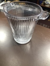 Mikasa Diamond Fire Crystal Ice Bucket/Champagne Cooler-Fluted w/TAB Handles picture