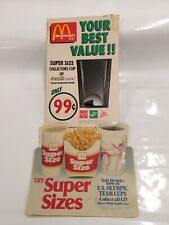 Vintage McDonald's US Olympic Team Super Size 99c Advertising Store Display 1988 picture