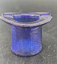 Lowells blue advertising glass hat picture