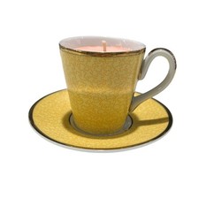 Royal Worcester Celebration Espresso Cup & Saucer Cinnamon & Clove Soy Candle picture