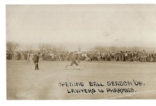 1909 Valparaiso Univ. Lawyers vs. Pharmics Opening Day Baseball RPPC picture