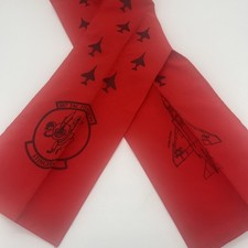 Vintage 307th Tactical Fighter Squadron Stingers F-4 Phantom USAF Pilot Scarf picture