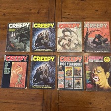 Creepy Magazine Lot 8 # 6 8 8 9 10 12 1968 1959 Yearbooks Horror Magazine Warren picture