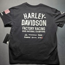 2025 HARLEY DAVIDSON H-D Championship Tee SZ: 2XL Harley Davidson Factory Racing picture