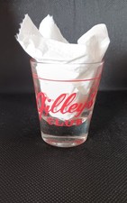 Vintage Mickey Gilley’s Club SHOT GLASS Johnny Lee’s Club Pasadena Texas picture