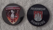  Hamburg Germany Fire Rescue Department Challenge Coin Feuerwehr Wandsbeker picture