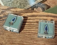 2 Uniongas Vtg Sterling Year Pins 10Yr&15 YEAR Midwest Gas Co Union Station MCM picture