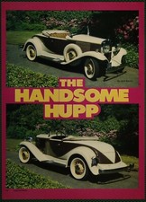 1932 Huppmobile 216 Roadster Profile Specs Vintage Pictorial Article 1984 picture