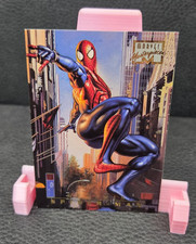 1996 Fleer Skybox Marvel Masterpieces Spiderman #87 Julie Bell Boris Genesis SP picture