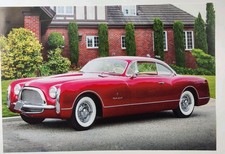 1953 Chrysler Special Ghia Candy Apple Red Nice Calendar Photo Picture Ad MCM picture