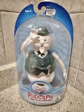 2007 Memory Lane Rudolph Red Nosed Reindeer Sam Snowman Posable Figure Round 2 picture