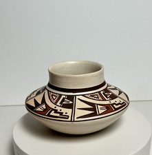 Hopi Pueblo Polychrome Jar by Claudina Lomakema ca 1980  Size: 6
