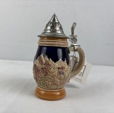 GerZ Vintage West Germany Lidded 4 Inch Beer Stein With Tag picture