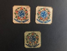 Vintage small Brazil emblem scrap ? label ? picture