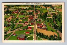Weaverville NC-North Carolina, Aerial Of Town Area, Antique, Vintage Postcard picture