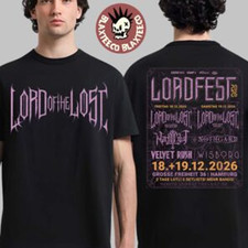 vtg Lord Of The Lost band 2 sides All sizes S to 5XL XA151 picture