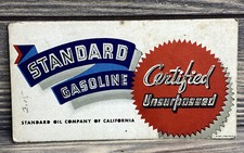 Vintage Advertising Card Standard Oil Company Of California picture