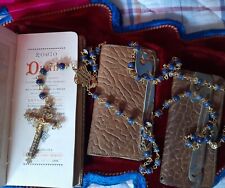 1800s Fine Antique Religious European Spanih Rosary Set Museum Quality Ca 1899 picture