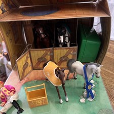 Empire Industries Grand Champions 1995 Barn and Horses and Accessories picture