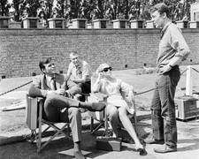 The Champions Alexandra Bastedo William Gaunt Stuart Damon On Set 4x6 Picture picture