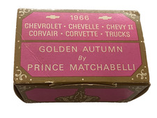 Vtg 1966 Chevy Dealership Promo Prince Matchabelli Golden Autumn Mini Perfume picture
