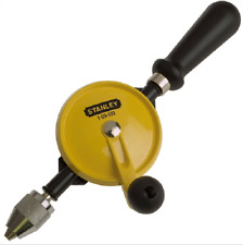 New Stanley Double Pinion 1-8mm Hand Crank Drill with Die Cast Frame & Wheel picture