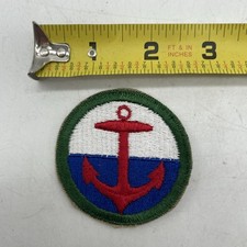 Vintage Costa Rica Military Coast Guard 2” Cut Costa Rican Anker Circle picture