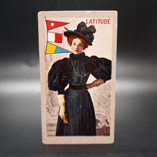 1910 Old Gold Cigarette T411 International Code Signals Latitude Tobacco picture