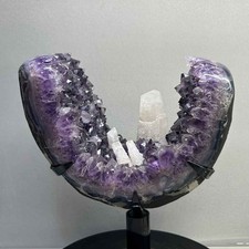 18.5LB Rare Natural Amethyst Geode Quartz Crystal Calcite Mineral Specimen picture