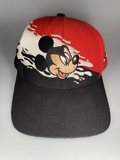 Vintage 90s Disney Mickey Mouse Splash Logo Snapback Hat Goofys Hat Co. picture