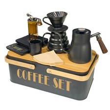 SOTECH Pour Over Coffee Maker Set Portable Metal Box for Traveling picture