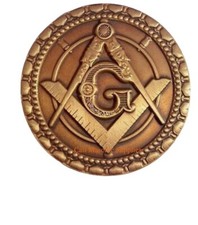 Freemasons Commemorative Two Sided Thick coin 1.75