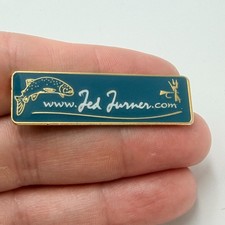 Ted Turner Ranches Website Lapel Pin Enamel Promotional Fishing Hunting Dot Com picture