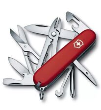 New Victorinox Swiss Army DELUXE TINKER Multi Tool Red 91MM  1.4723 With Box picture
