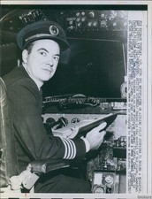 1961 Canadian Pacific Airline Pilot Studying To Become Minister Wirephoto 7x9 picture