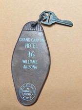 Grand Canyon Hotel room key and fob/tag, Williams Arizona AZ picture